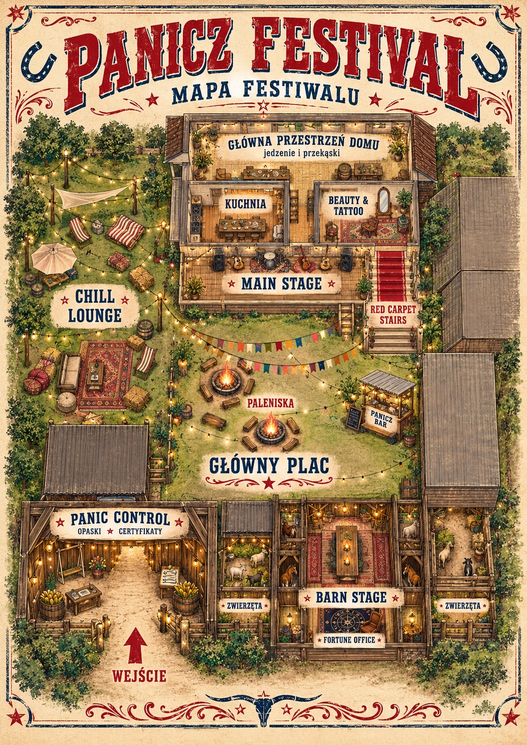 Oryginalna mapa PANICZ FESTIVAL