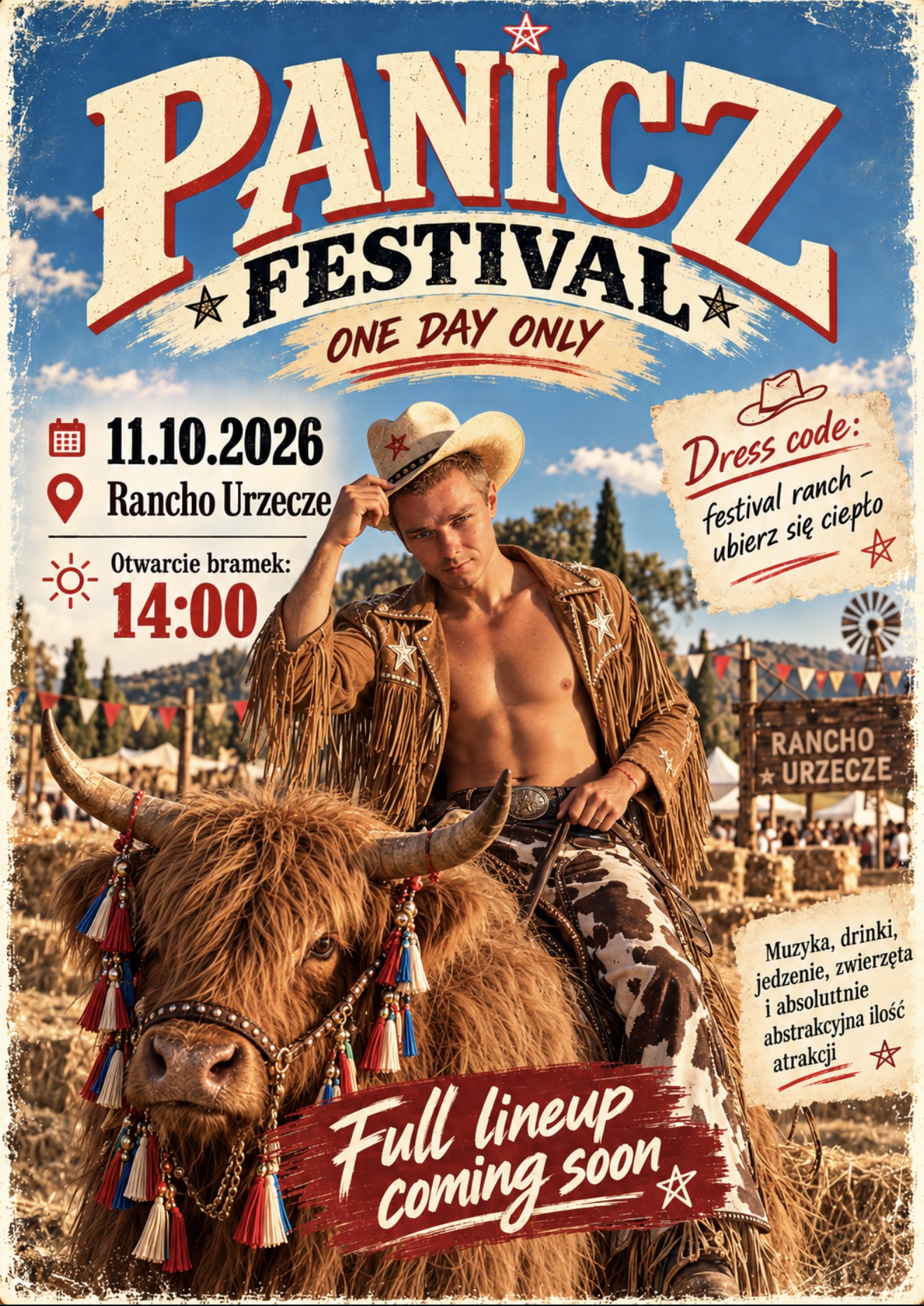 Oryginalny plakat PANICZ FESTIVAL 2026